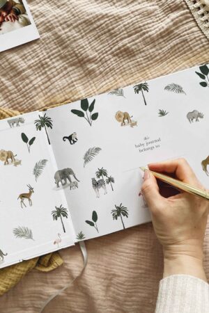 Gilded Jungle A Luxurious Memory Book for Your Little One's Precious Moments