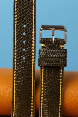 Premium Dark Green Bespoke Watch Strap Elevate Your Timepieces with Vintage Charm