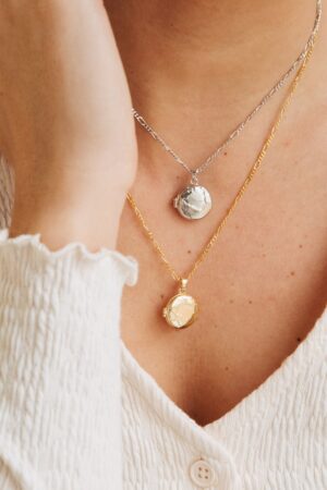 Earth Charm Locket Necklace Capture Your World in a Timeless Keepsake