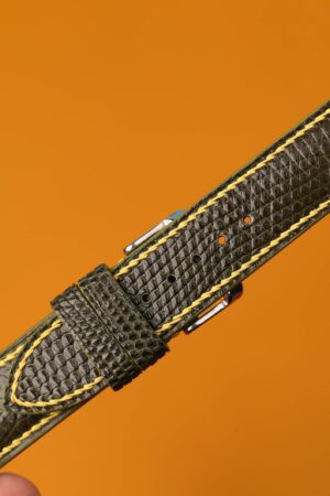 Premium Dark Green Bespoke Watch Strap Elevate Your Timepieces with Vintage Charm