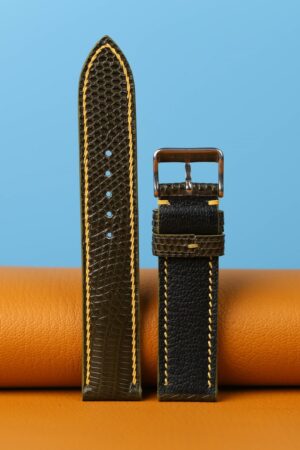 Premium Dark Green Bespoke Watch Strap Elevate Your Timepieces with Vintage Charm