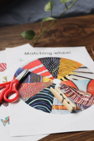 Fishy Fun Match and Learn with Our Printable Pattern Matching Wheel