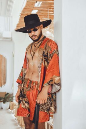 Luxurious Silk Kimono Robe and Boxer Set The Perfect Christmas Gift for Him