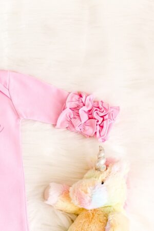 Personalized Baby Girl Coming Home Outfit Ruffled Romper, Custom Shower Gift, Newborn Layette