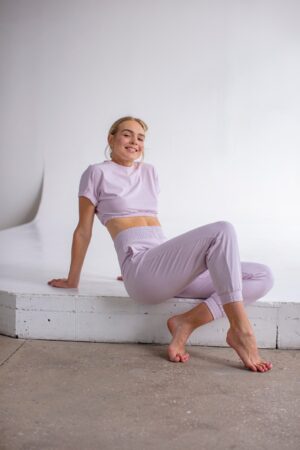 Versatile Lilac Cotton Sports Pants Comfort and Style for Every Occasion