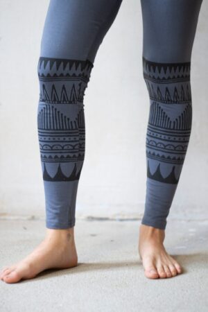 Tribal Boho Yoga Hippie Block Print Leggings Embrace Your Inner Spirit