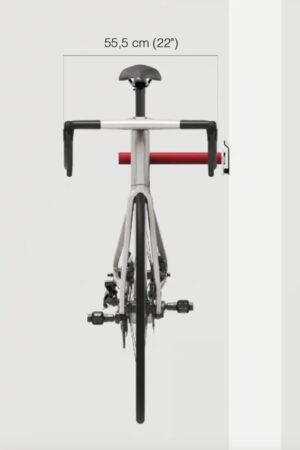 Wall-Mounted Bike Rack Elevate Your Ride with Bonnes Intentions' White Metal Holder