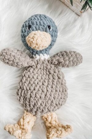 Cuddle Up with Our Adorable Duck Lovey The Perfect Comfort for Your Little One