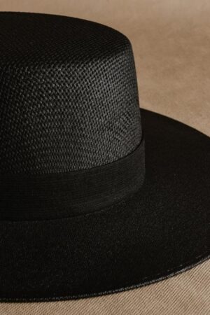 Black Boater Hat The Perfect Summer Accessory for Women