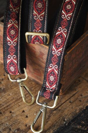 Boho Woven Guitar Strap Elevate Your Handbag with Retro Style