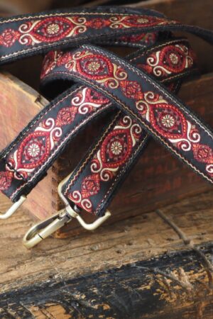 Boho Woven Guitar Strap Elevate Your Handbag with Retro Style