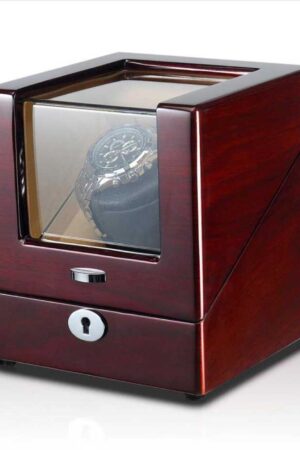 Mahogany Masterpiece Waratah Watch Winder Box for Timeless Elegance