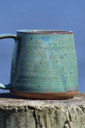 Sea Turtle Sanctuary A Handmade Pottery Mug for Ocean Conservationists