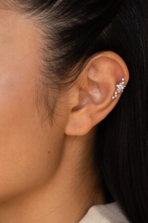 Starry Night Diamond Ear Cuffs Elevate Your Style with Celestial Charm