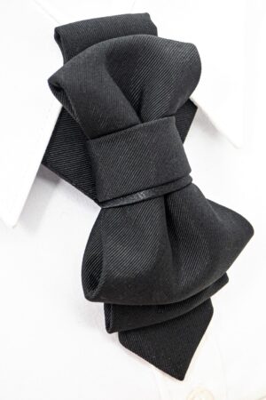 Black Bow Tie Sophisticated Elegance for the Modern Cavalier