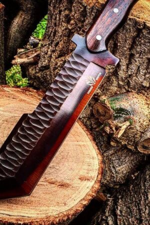 Handcrafted Heavy-Duty Machete The Ultimate Outdoor Companion for Hunters, Campers, and Adventurers