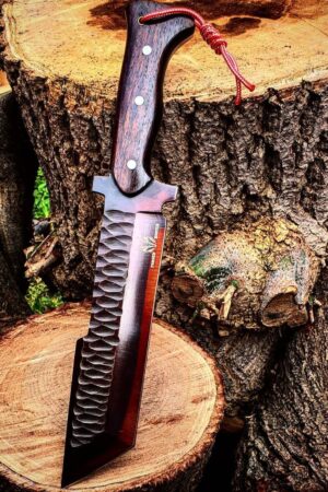 Handcrafted Heavy-Duty Machete The Ultimate Outdoor Companion for Hunters, Campers, and Adventurers