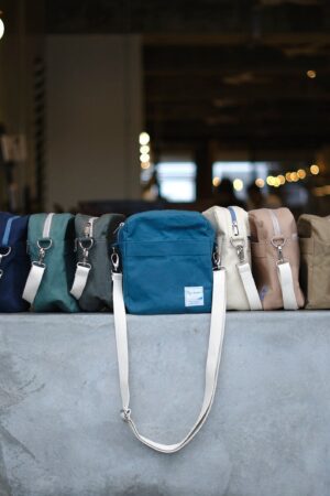 Water-Resistant Mini Crossbody Bag Stay Organized and Dry with Koala's Waxed Canvas