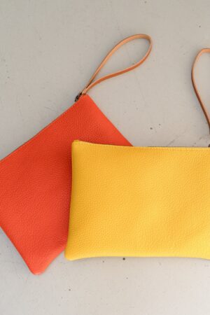 Captivating Leather Clutch A Symphony of Colors for Every Occasion