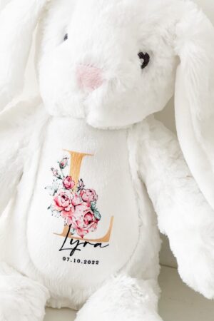 Personalized Cuddly Bunny The Perfect Keepsake for Your Little One