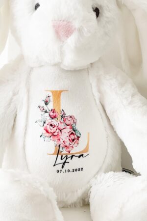 Personalized Cuddly Bunny The Perfect Keepsake for Your Little One