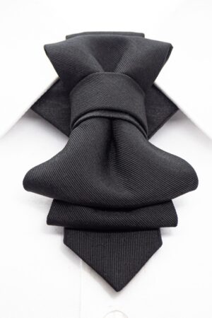 Black Bow Tie Sophisticated Elegance for the Modern Cavalier