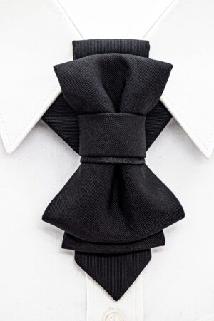 Black Bow Tie Sophisticated Elegance for the Modern Cavalier