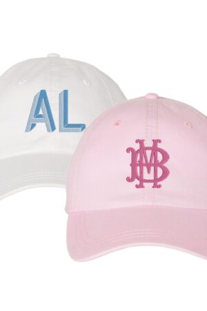 Embroidered Monogrammed Baseball Cap Personalize Your Style with a Touch of Elegance