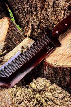 Handcrafted Heavy-Duty Machete The Ultimate Outdoor Companion for Hunters, Campers, and Adventurers