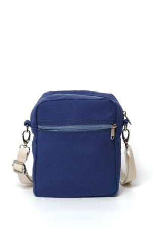 Petite Indigo Blue Canvas Messenger Bag A Stylish and Practical Companion for Women