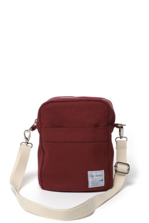 Koala 208 Rose Red Mini Canvas Crossbody Travel Bag for Unisex