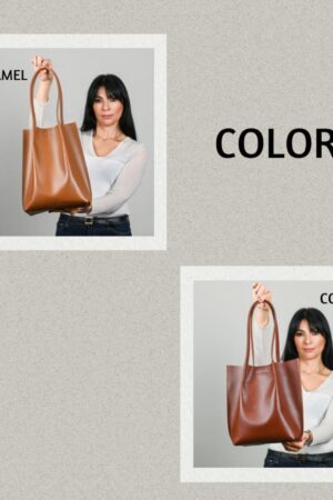 Premium Leather Bags Timeless Styles in White, Cognac, Caramel, Black, Beige, and Mini