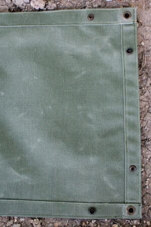 Bushcraft Utility Mat Waxed Canvas Wood Carrying Case and Seat Pad for Outdoor Adventures