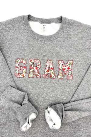 Cozy Up with Nana Embroidered Sweatshirt, the Perfect Personalized Gift for Winter