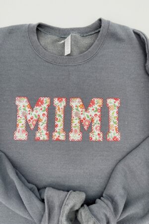 Cozy Up with Nana Embroidered Sweatshirt, the Perfect Personalized Gift for Winter