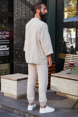 Organic Linen Lounge Pants Sustainable Comfort for Spring and Summer