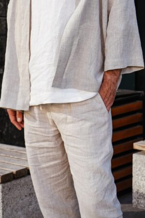 Organic Linen Lounge Pants Sustainable Comfort for Spring and Summer