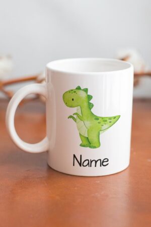 Roar-some Personalized Dino Mug Create a Prehistoric Adventure for Your Little Explorers