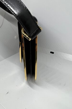 Timeless Elegance Gucci Vintage Black Patent Leather Purse