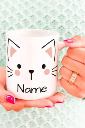 Personalized Cat Mug The Purr-fect Gift for Feline Fanatics