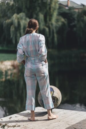 Timeless Elegance Embark on a Retro Journey with Our Vintage Jumpsuit