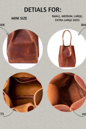 Cognac Leather Tote The Perfect Gift for Her