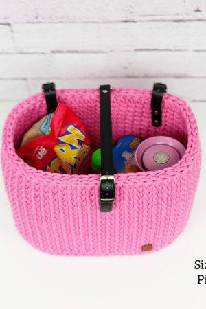 Handmade Crochet Bike Basket The Perfect Organizer for Your Cycling Adventures