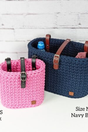 Handmade Crochet Bike Basket The Perfect Organizer for Your Cycling Adventures