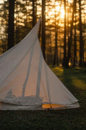 Bushcraft Canvas Tent Finnish Loue - Traditional Camping Tent with Organic Cotton Canvas