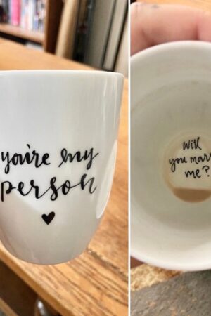 Unveil the Hidden Surprise Personalized Mug with Secret Message and Custom Bottom Phrase