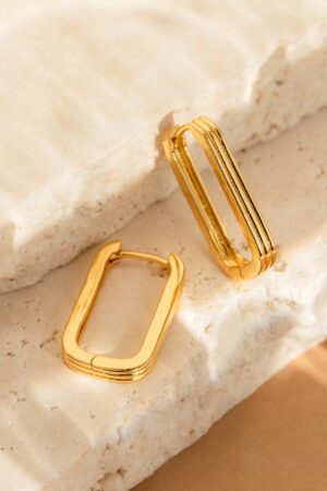 Captivating Ribbed Hoops Statement-Making Jewelry for the Modern Woman