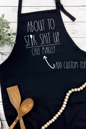 Sassy Apron Stirring Up the Kitchen with Style and Humor