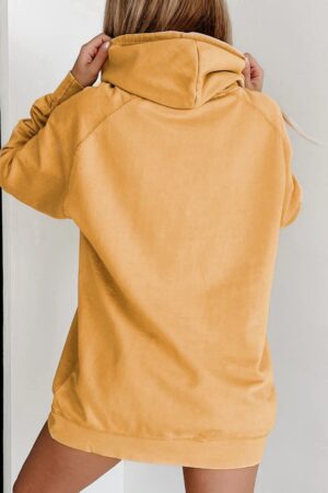 Mustard Yellow Raglan Hoodie A Timeless Fusion of Vintage and Modern