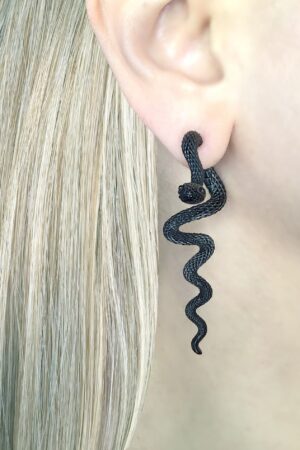 Enigmatic Serpent Front and Back Snake Ear Jackets for a Gothic Allure